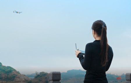 华为海思芯片无人机宣传片