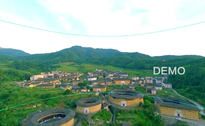 福建保定土楼四折幕影片